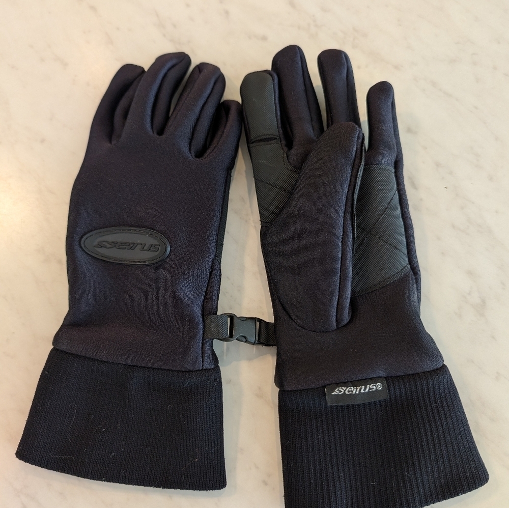 Seirus Ladies‎ Black Gloves Medium